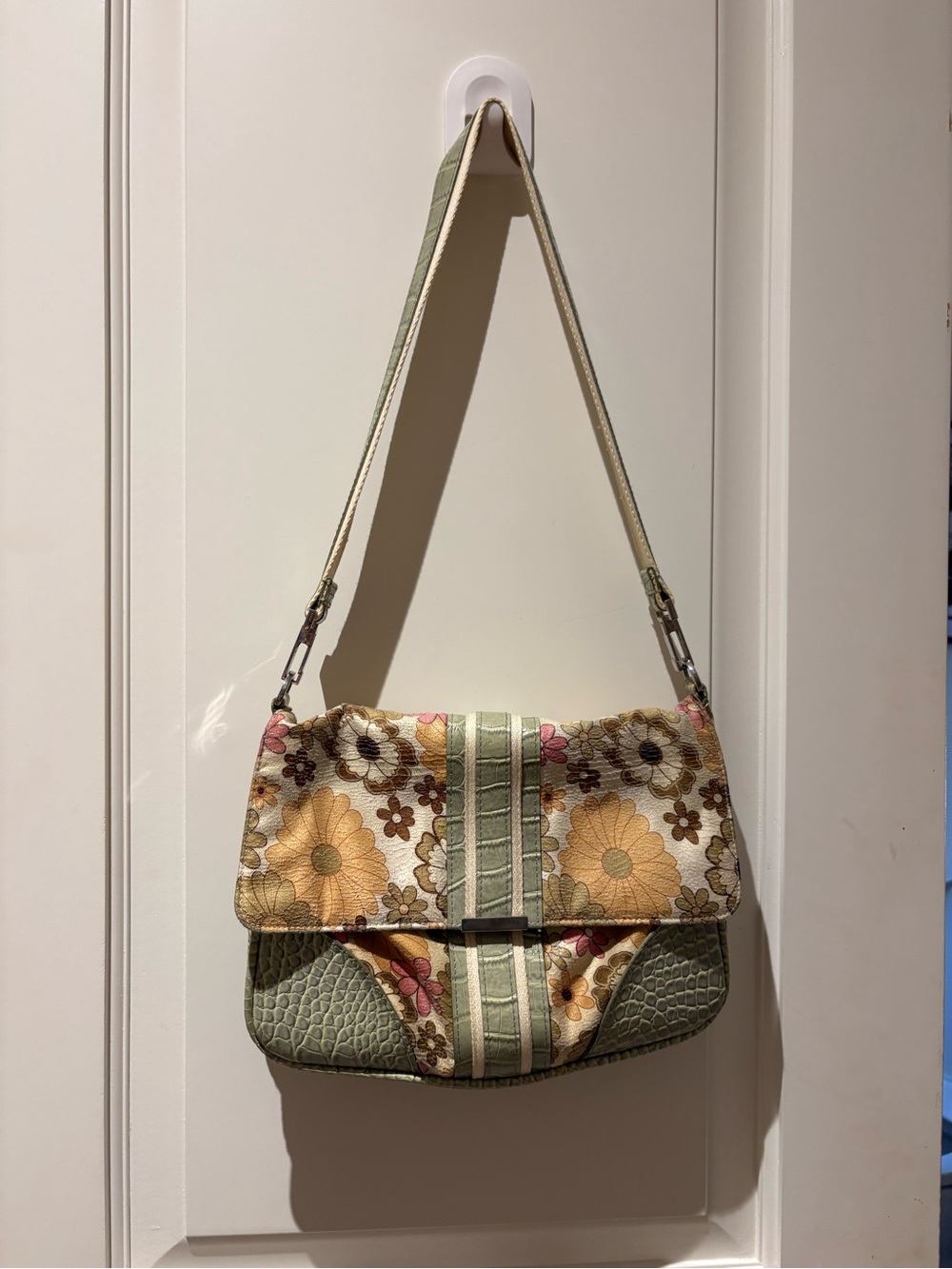 Floral Patchwork Shoulder Bag